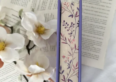 Sprayed edges of the Tempests & Tea Leaves hardback special edition